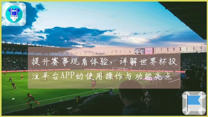 提升赛事观看体验，详解世界杯投注平台APP的使用操作与功能亮点